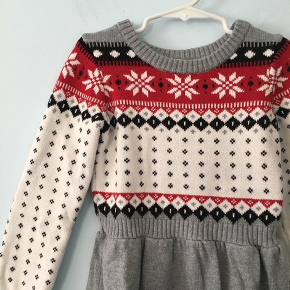 gymboree fair isle sweater dress